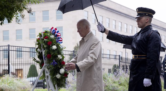 Biden recuerda a Isabel II en su discurso por el 21 aniversario del 11-S