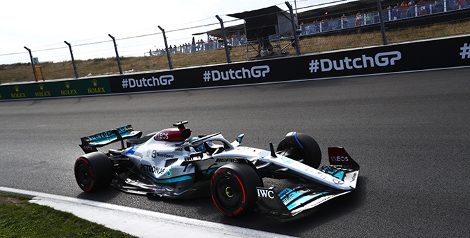 Mercedes dominó los primeros libres del GP de Países Bajos