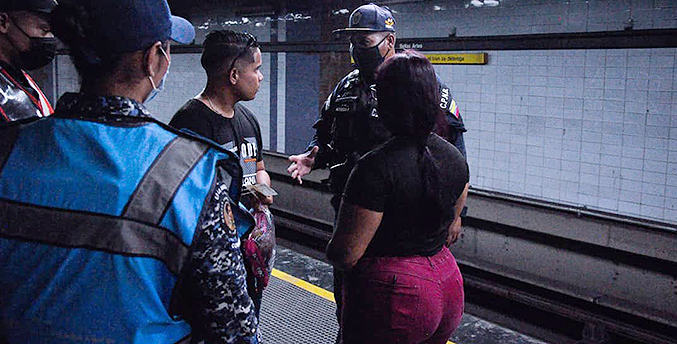 Operativo de seguridad en el Metro de Caracas deja 58 detenidos