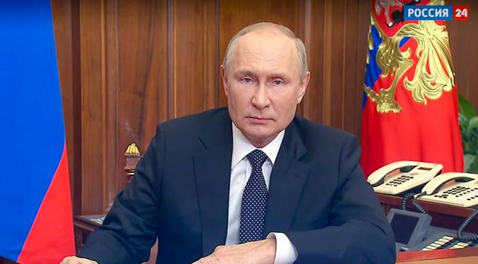 Putin anuncia «movilización parcial» en Rusia por guerra en Ucrania
