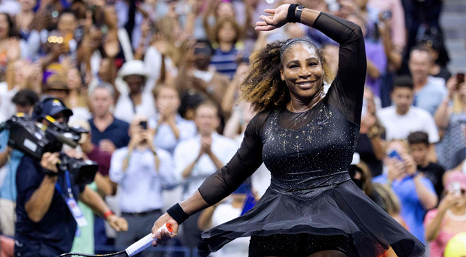 Celebridades homenajean a Serena Williams en su despedida del tenis