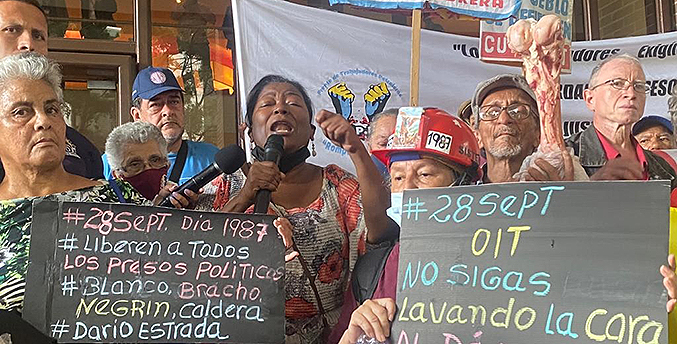 Sindicalistas denuncian ante la OIT compromisos incumplidos por el Gobierno