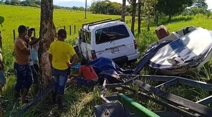 Comerciante muere en accidente de tránsito en Táchira
