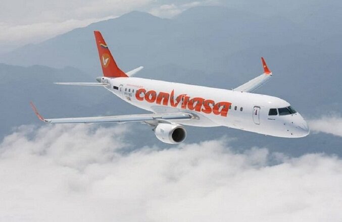 Conviasa no podrá volar a Colombia por sanciones de EEUU