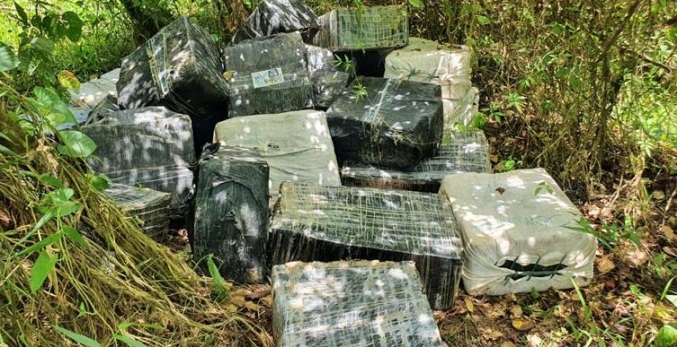 Incautan 78 bultos de cocaína de alta pureza en el municipio Catatumbo de Zulia