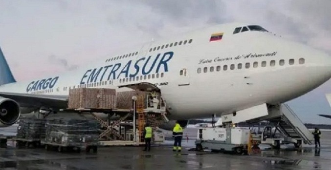 Venezuela rechaza traslado del avión de Emtrasur de Argentina a EEUU