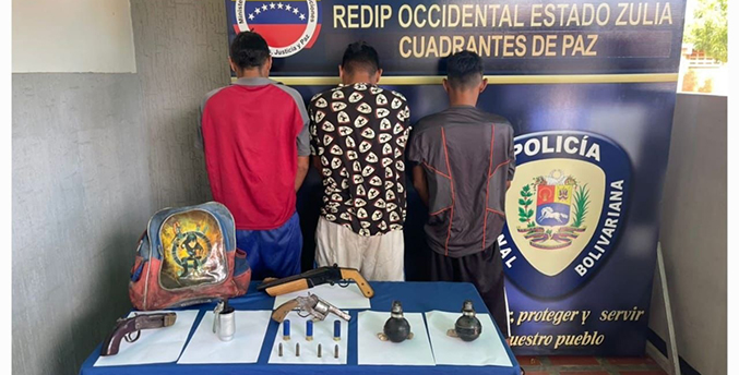 PNB capturan a tres integrantes de la banda el Catire Masacre en Maracaibo