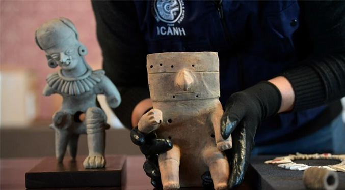 Colombia repatria 274 piezas precolombinas recuperadas en EEUU