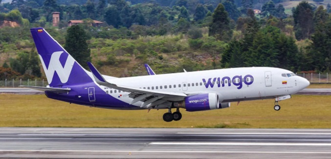 Wingo aplaza reanudación de sus vuelos a Venezuela por petición de Caracas