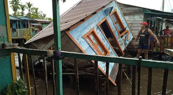 Hay más de mil casas afectadas por las lluvias en Zulia