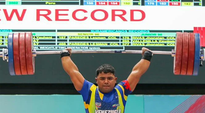 Keydomar Vallenilla suma otra medalla de oro para Venezuela con récord suramericano