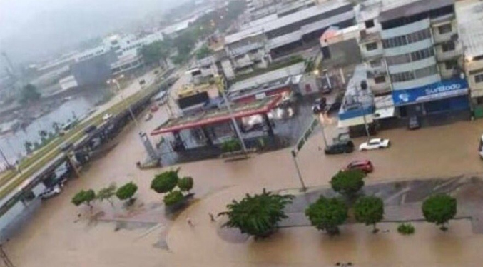 Cuatro mil familias están afectadas por las lluvias en Anzoátegui