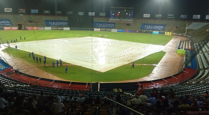 Suspenden por lluvias el encuentro entre Tigres de Aragua y Águilas del Zulia