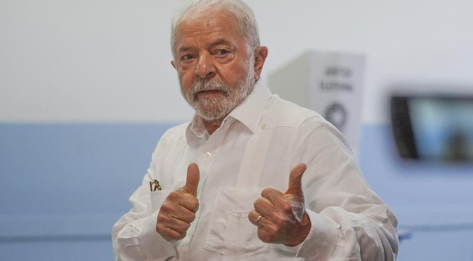 Lula da Silva lidera el escrutinio con un 53,9 % de los votos en la segunda vuelta