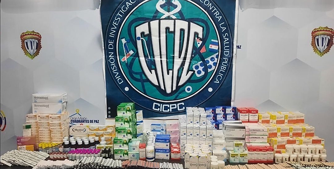 Policía científica lo captura por comercializar ilegalmente medicamentos colombianos en Maracaibo