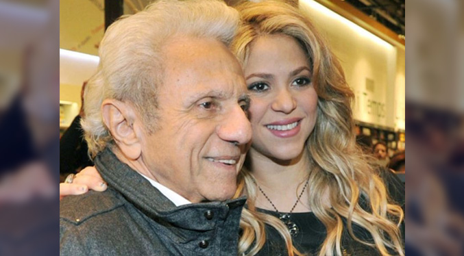 El padre de Shakira fue ingresado a una clínica en Barcelona