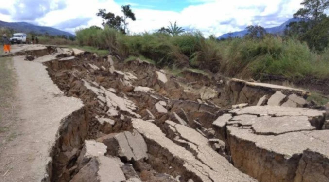 Reporta terremoto de magnitud 6,4 en Papúa Nueva Guinea
