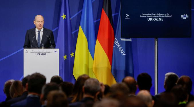 Canciller alemán Scholz pide «Plan Marshall del siglo XXI» para la reconstrucción de Ucrania