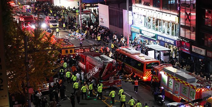 Mueren tres personas y otras 100 resultaron heridas tras una fiesta de Halloween en Seúl (+ Video)