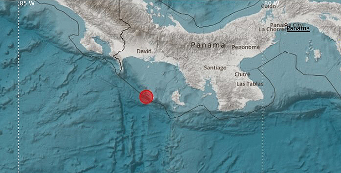 Sismo de magnitud 6.5 sacudió a Panamá