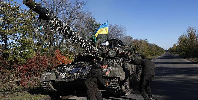 Ucrania destruye sede de Administración prorrusa de Donetsk