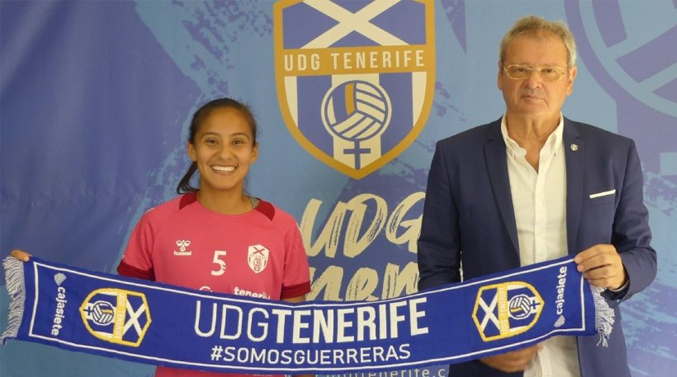 Venezolana Yerliane Moreno renueva con la UDG Tenerife hasta 2025