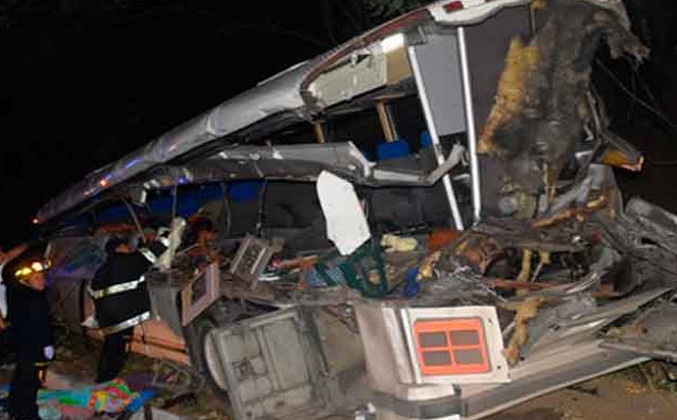 Accidente de tránsito deja 17 muertos en Guatemala