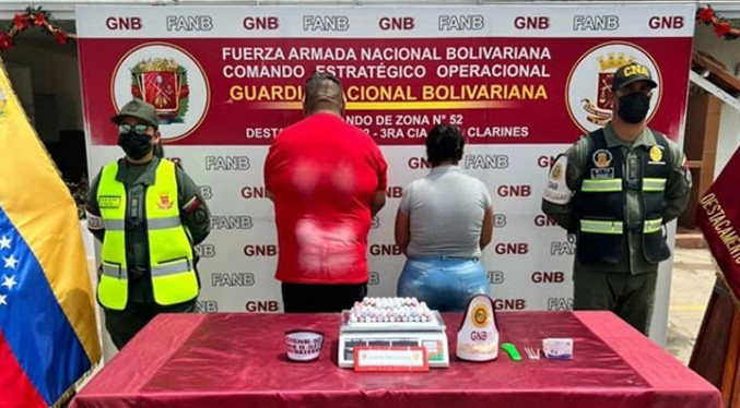 Capturan a dos «narcomulas» en Anzoátegui