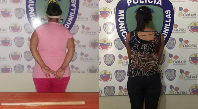 Por trato cruel son detenidas dos mujeres en Lagunillas