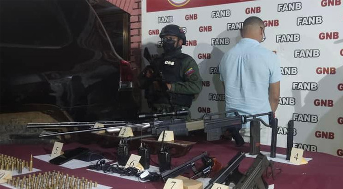 Capturan a proveedor de armamento del Tren del Llano