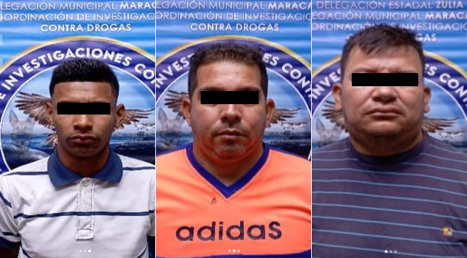 CICPC – Maracaibo detiene a tres hombres por vender drogas