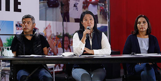 Keiko Fujimori denuncia aparecer como fallecida en censo oficial peruano