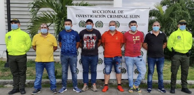 Detienen a seis narcotraficantes por enviar droga a Venezuela desde Colombia