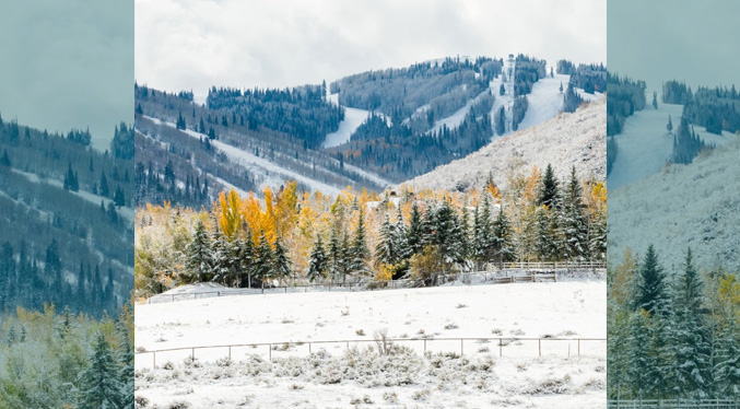 La primera gran nevada de la temporada entierra partes del oeste de EEUU y Canadá