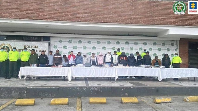 A la cárcel 17 miembros del Tren de Aragua por delitos en Colombia