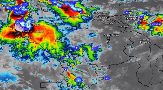 Lluvias persistirán este domingo según prevé Inameh