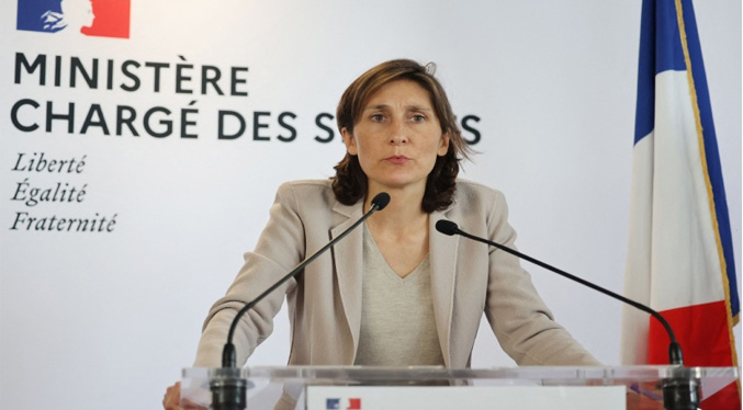 Ministra francesa anima a su selección a expresarse por los derechos humanos