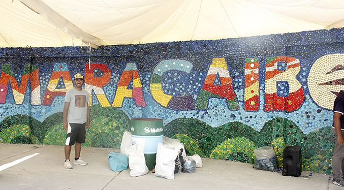 Óscar Olivares: Venir a hacer un mural en Maracaibo es un símbolo de esperanza (Fotos+Video)