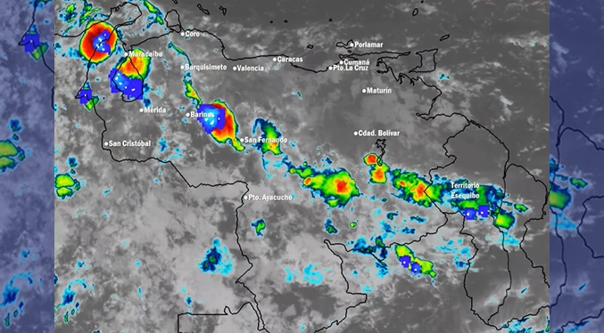 Inameh pronóstica lluvias y chubascos en «cinturón» del país