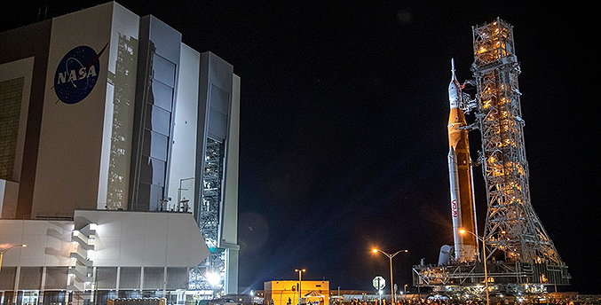 El cohete SLS de la Nasa regresa a la plataforma de lanzamiento