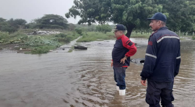 Reportan inundaciones en Coro tras las lluvias de este sábado (Fotos)