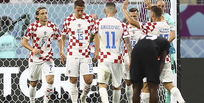 Croacia vence 4 – 1 a Canadá