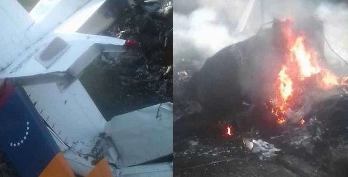 Cae avión de la Fuerza Aérea en Puerto Ayacucho: Cinco fallecidos
