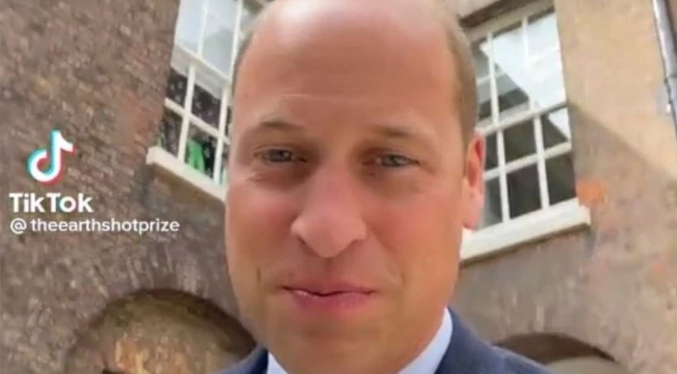 El príncipe William protagoniza su primer video de TikTok