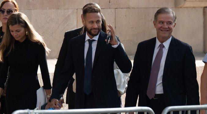 Concluye el juicio contra Neymar por fraude y corrupción