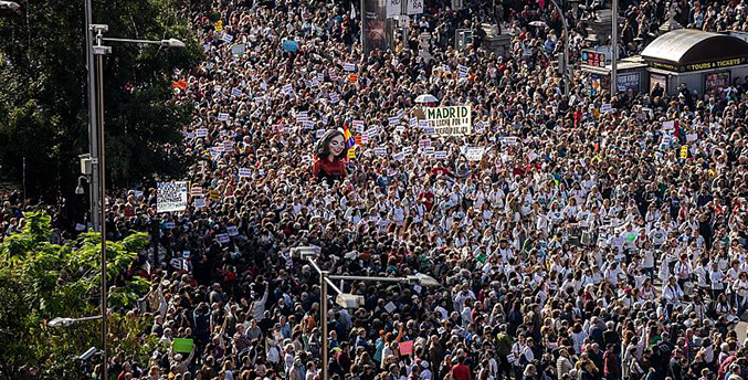 Marcha en Madrid revela estado crítico de sanidad pública