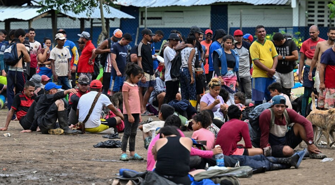 Inauguran una estación temporal de recepción de migrantes irregulares en Panamá