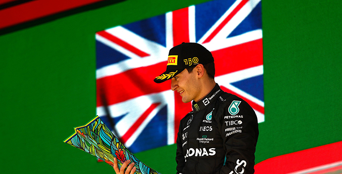 Russell logra en Sao Paulo su primera victoria en la F1
