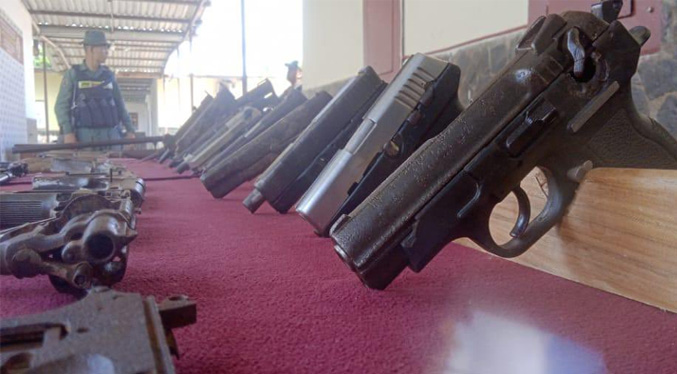 FANB incauta más de 26 armas y granadas de la banda Las 3R en Bolívar
