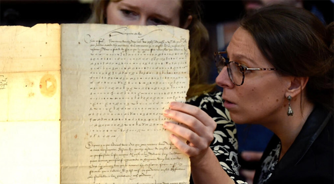 Investigadores descifran cinco siglos después una carta encriptada de Carlos V